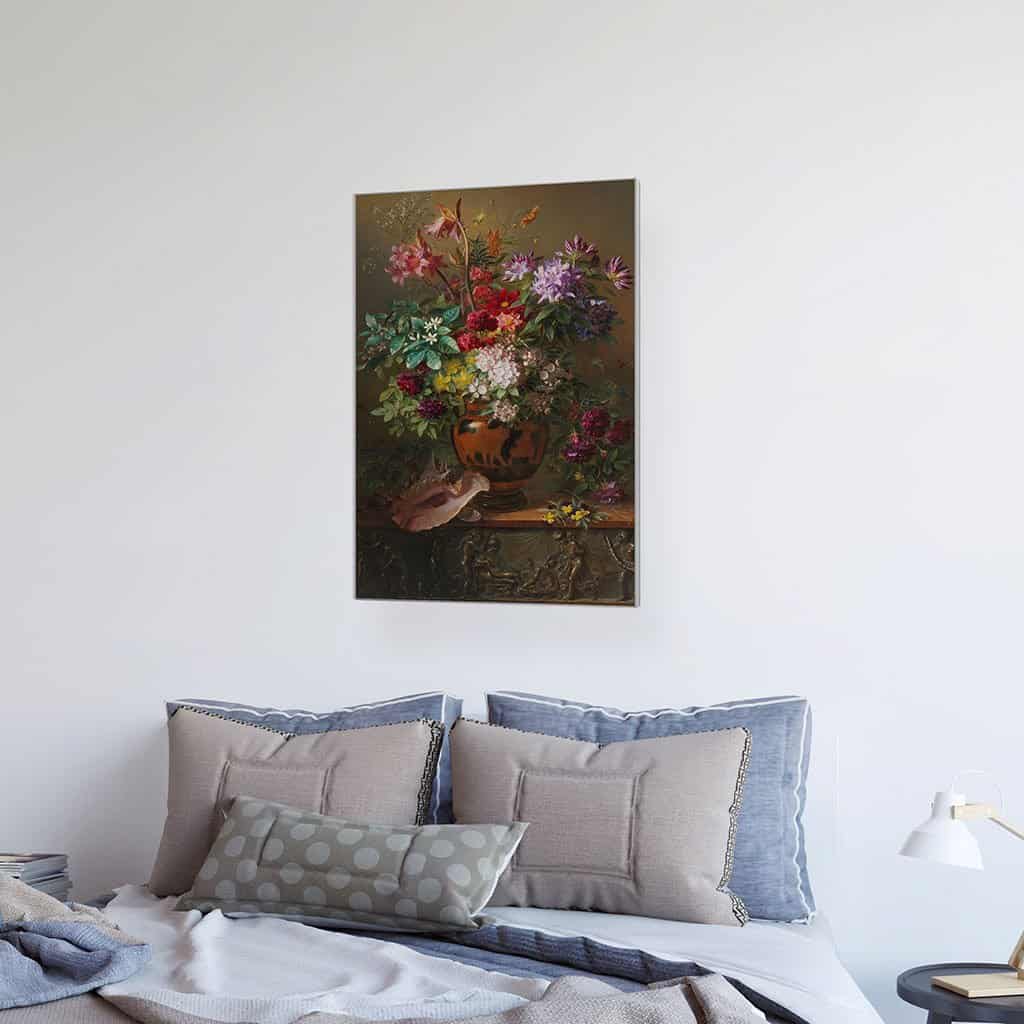Stilleven met bloemen in een Griekse vaas (Georgius Jacobus Johannes van Os)