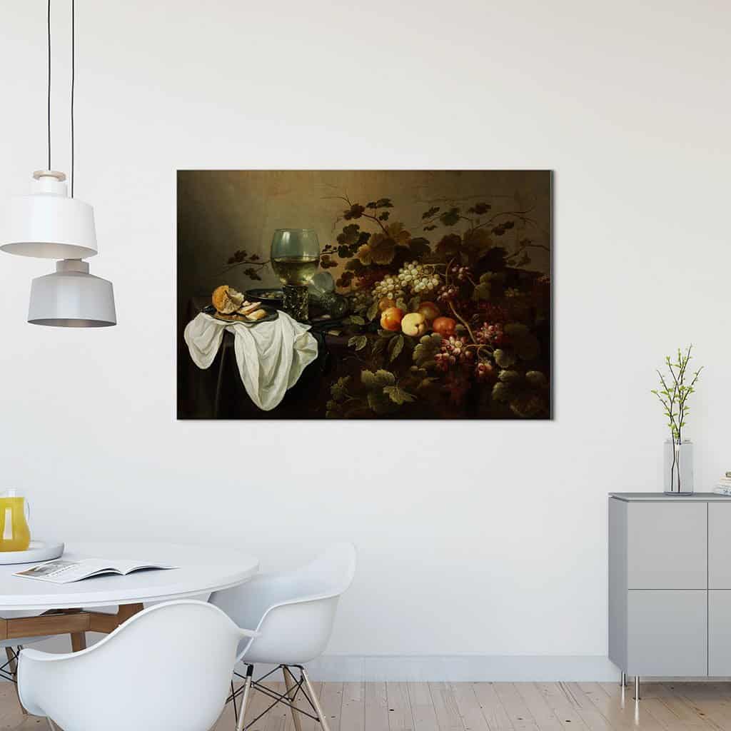 Stilleven met fruit en Roemer (Pieter Claesz)