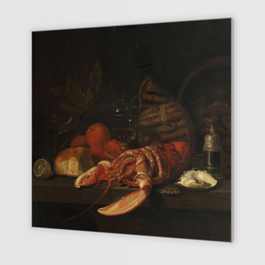 Stilleven met kreeft en oesters -Jan Davidsz De Heem