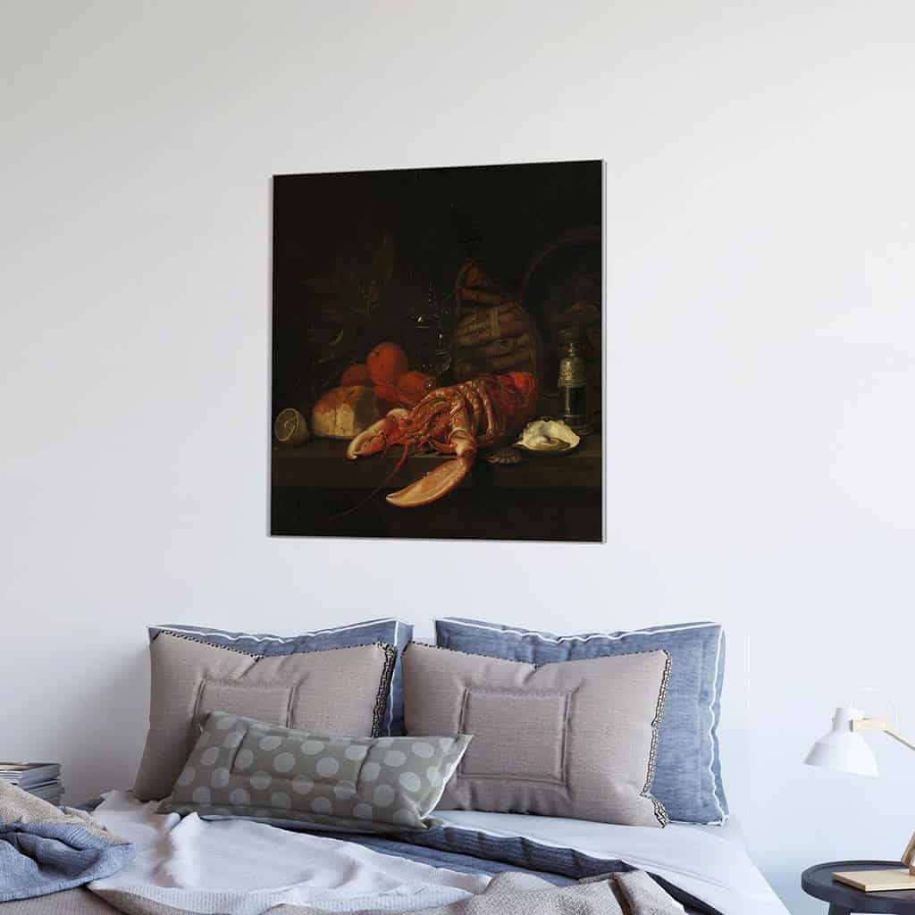 Stilleven met kreeft en oesters -Jan Davidsz De Heem