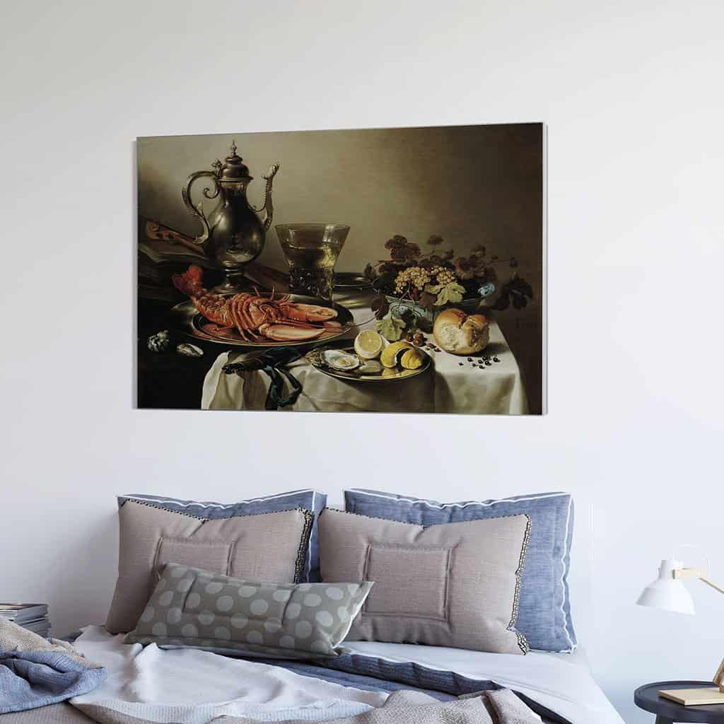 Stilleven met kreeft en zilveren kan (Pieter Claesz)