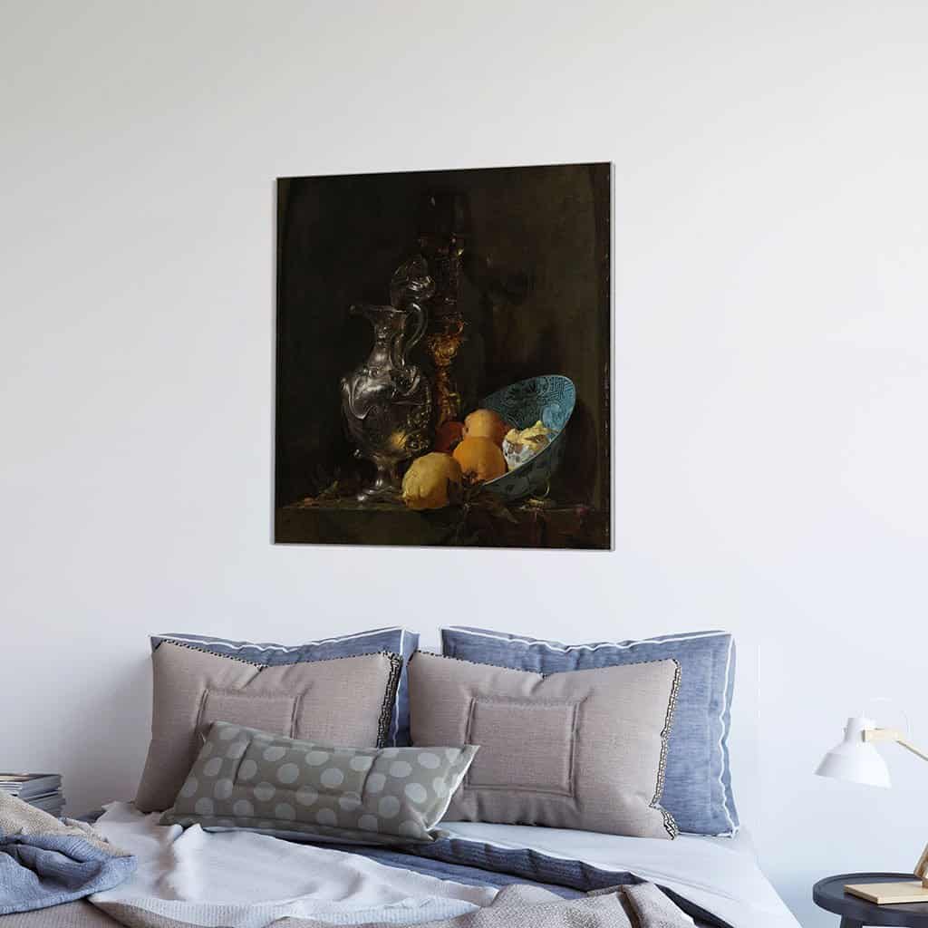 Stilleven met zilveren kan (Willem Kalf)