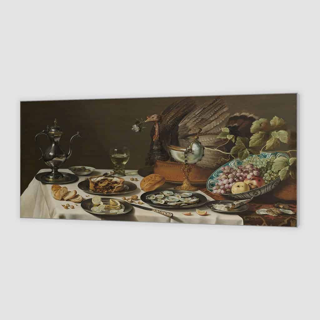 Stilleven met een kalkoenpastei (Pieter Claesz)