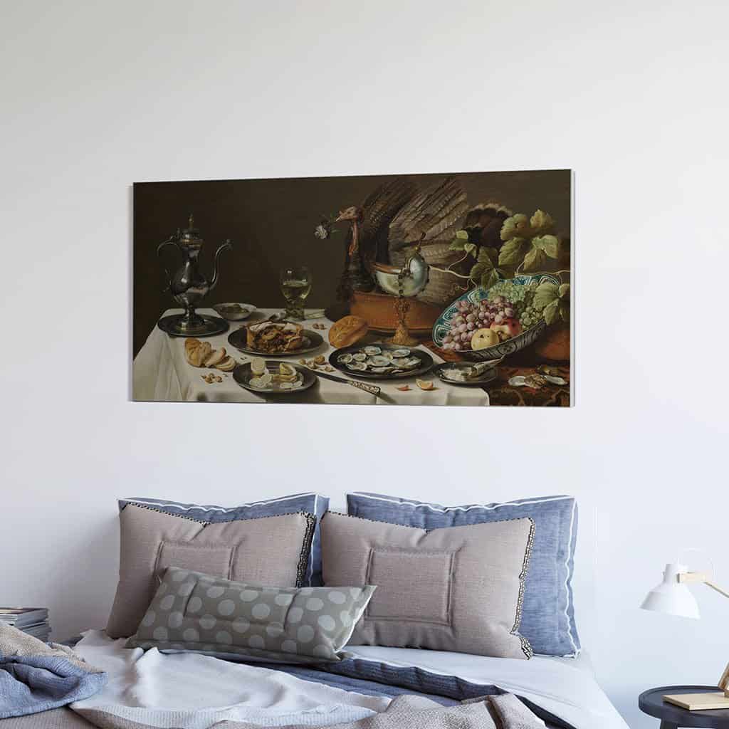 Stilleven met een kalkoenpastei (Pieter Claesz)