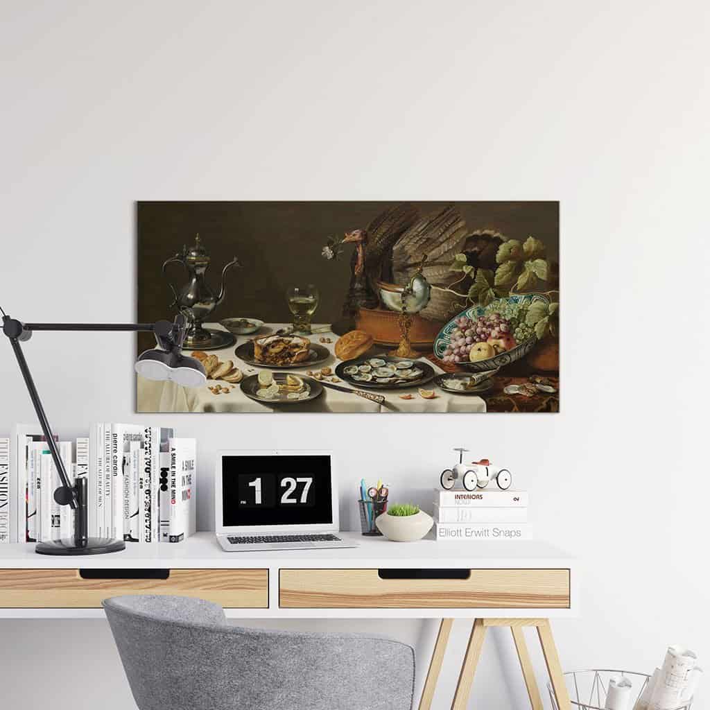 Stilleven met een kalkoenpastei (Pieter Claesz)