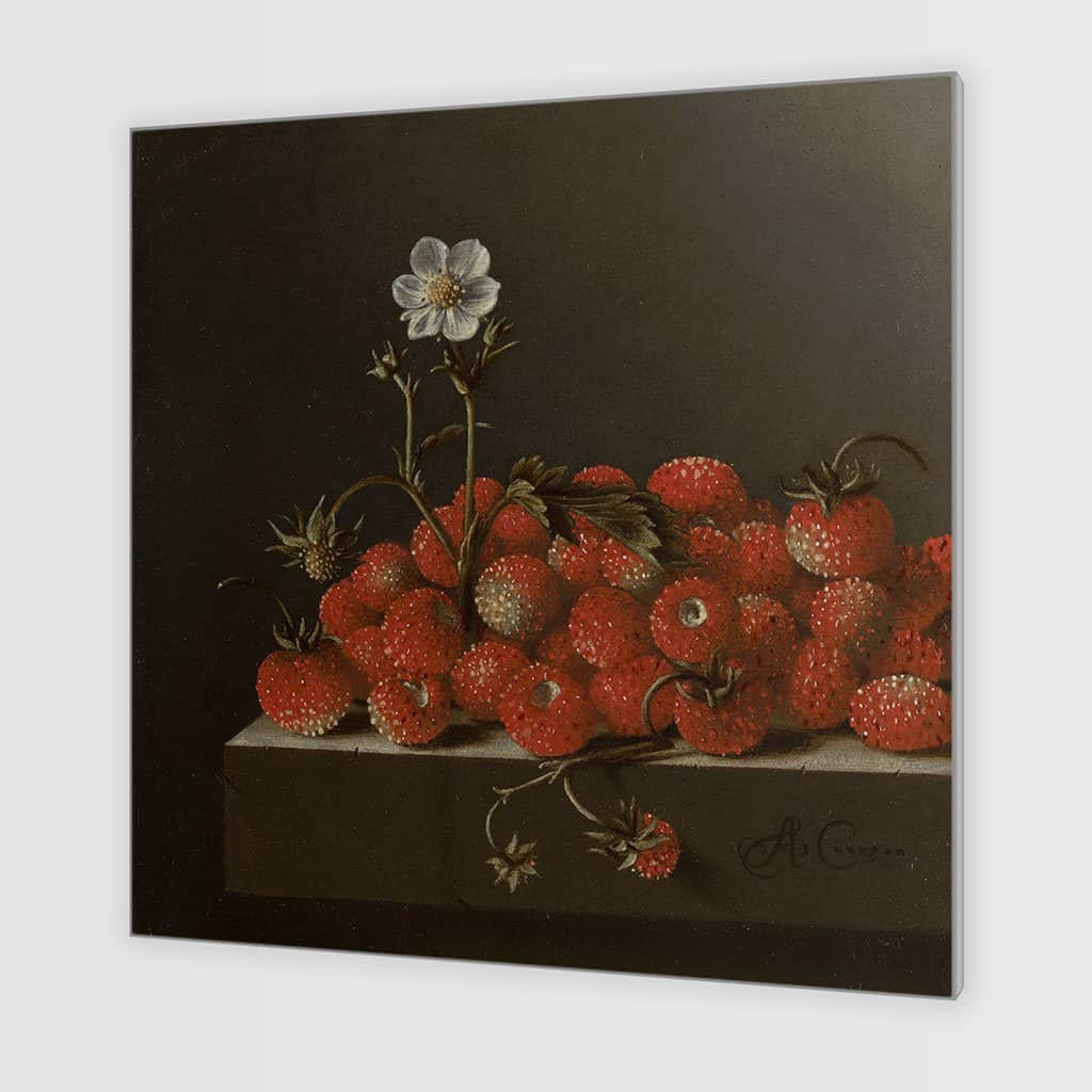 Stilleven met bosaardbeien - Adriaen Coorte