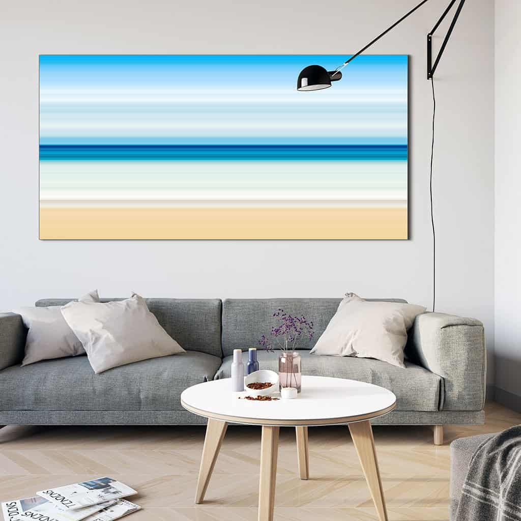 Dromerig abstract zeegezicht