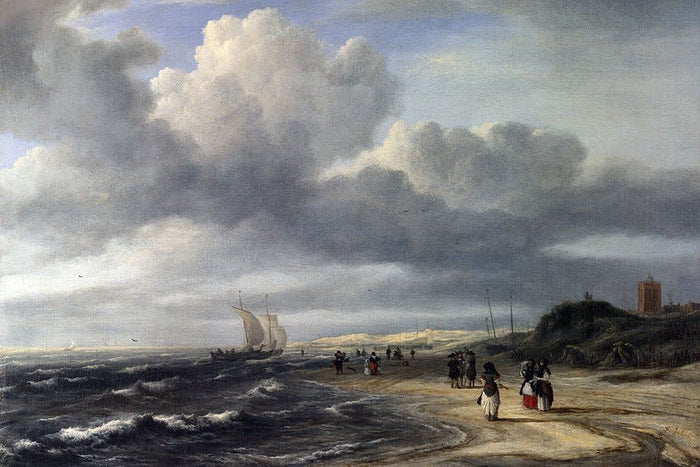 De kust bij Egmond aan zee - Jacob van Ruisdael