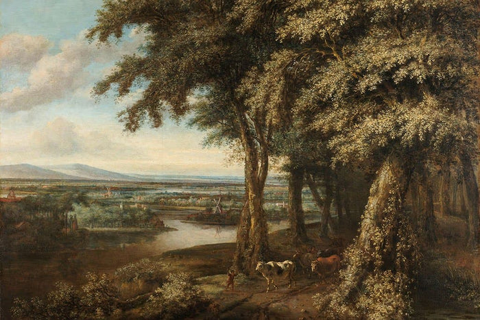 De toegang tot het bos (Philips Koninck)