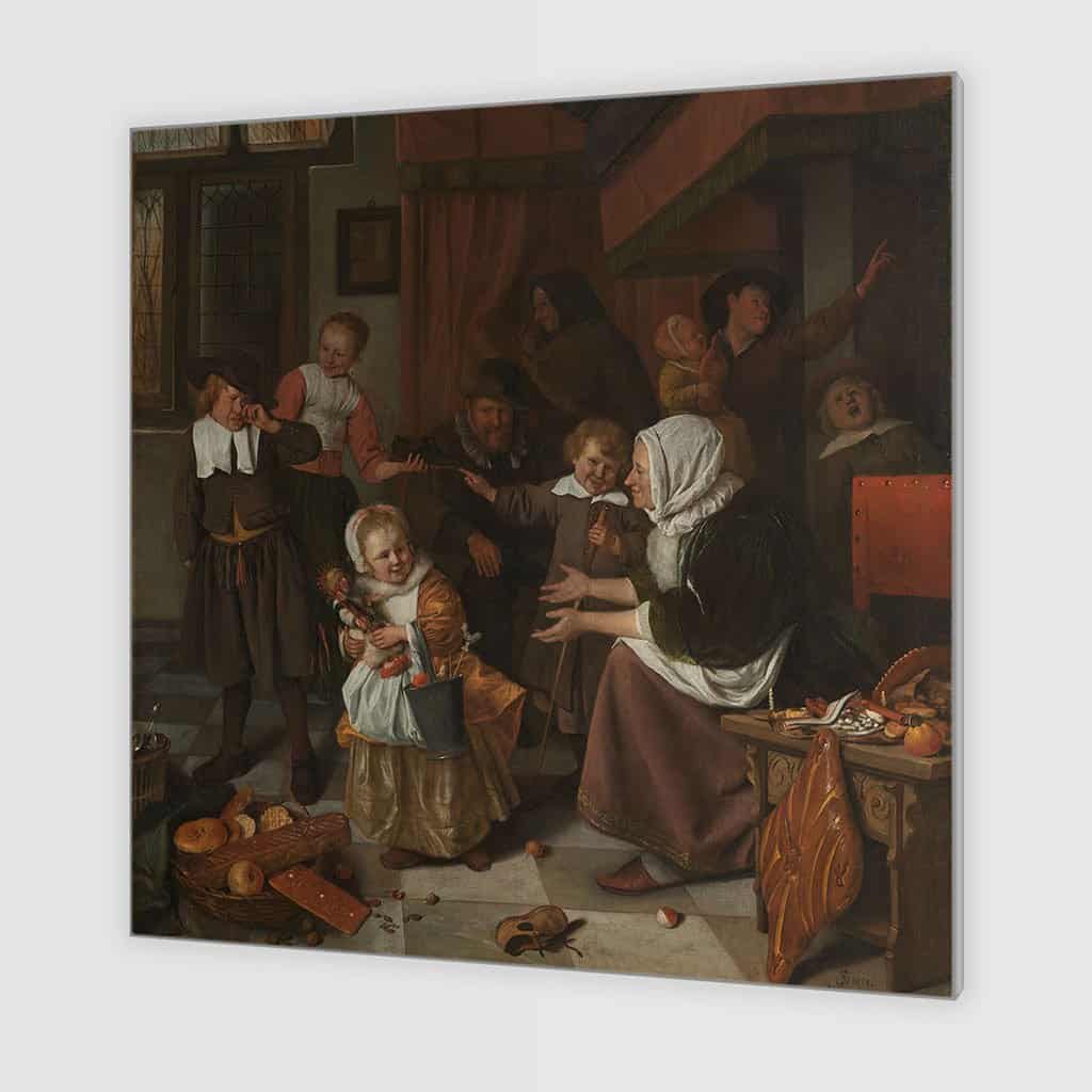 Het feest van Sint Nicolaas (Jan Havicksz Steen)