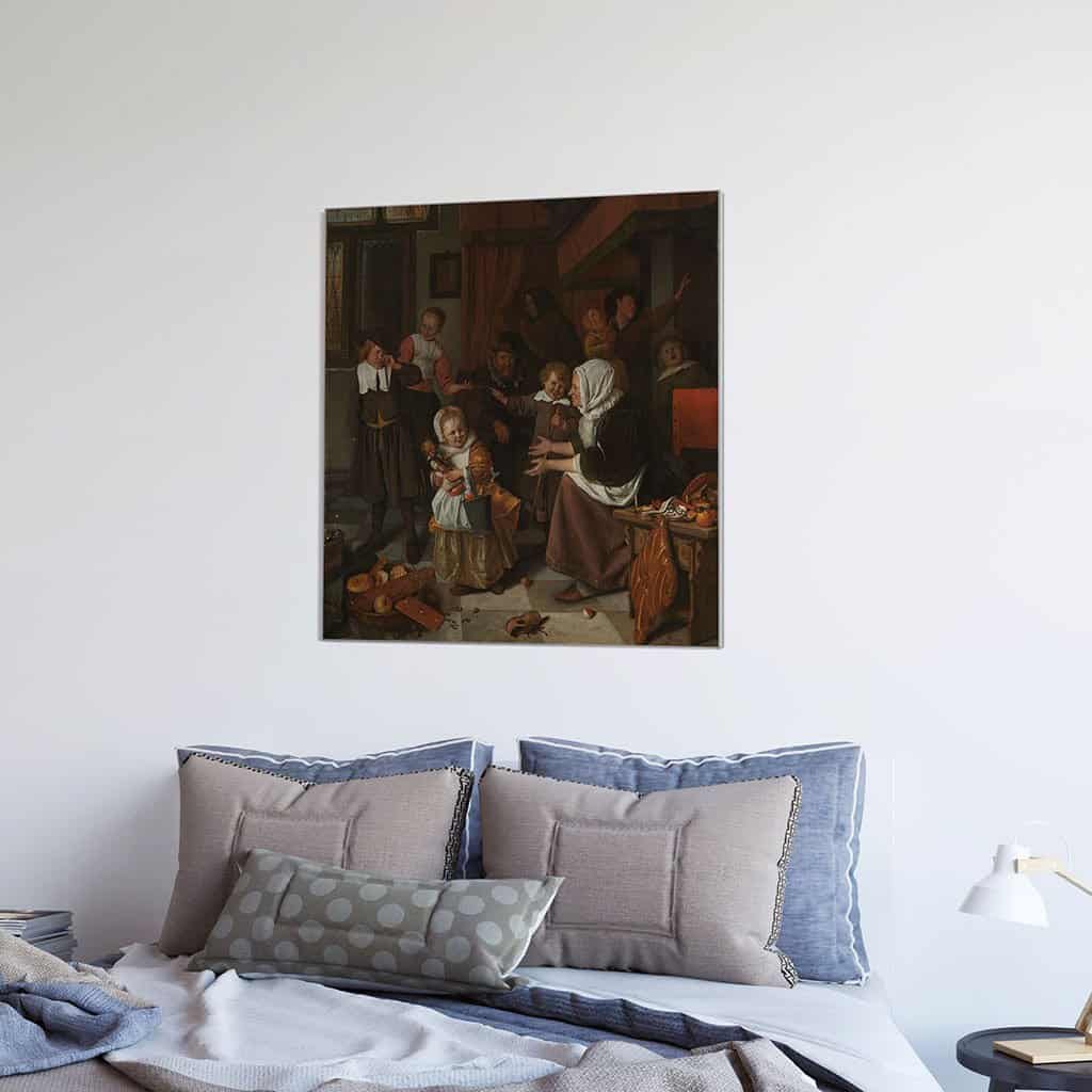 Het feest van Sint Nicolaas (Jan Havicksz Steen)