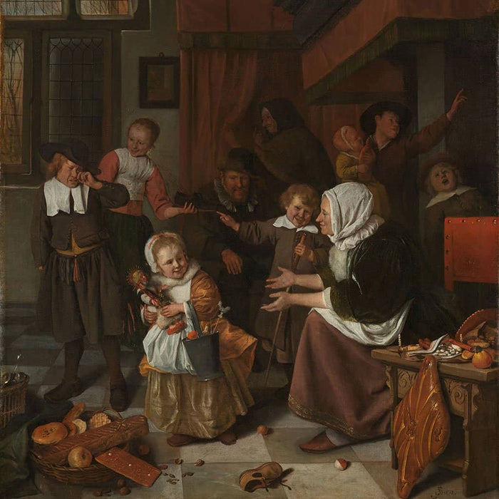 Het feest van Sint Nicolaas (Jan Havicksz Steen)