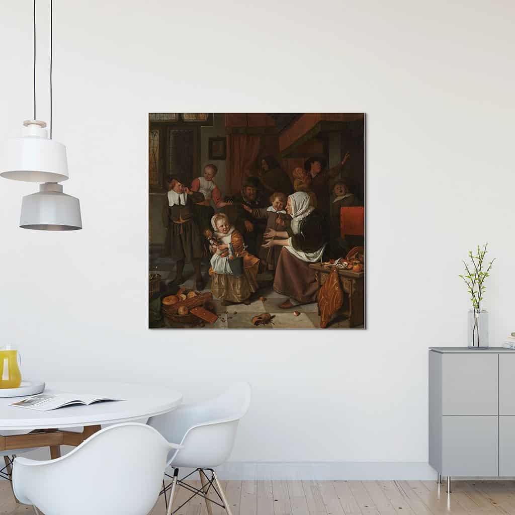 Het feest van Sint Nicolaas (Jan Havicksz Steen)