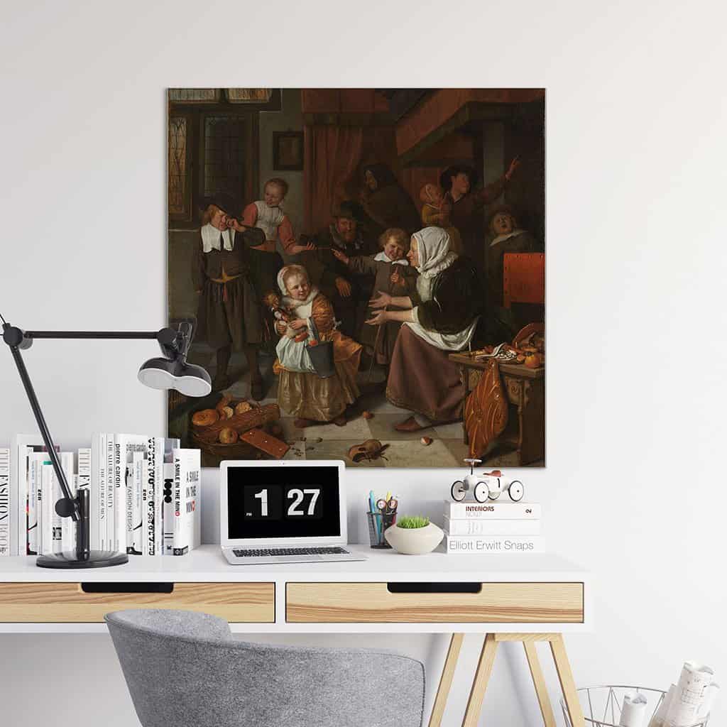 Het feest van Sint Nicolaas (Jan Havicksz Steen)