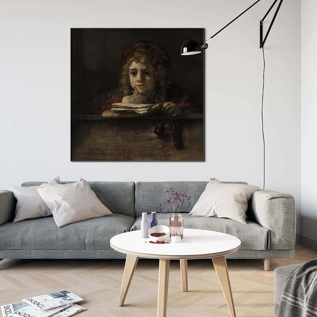 Titus aan de lezenaar (Rembrandt)