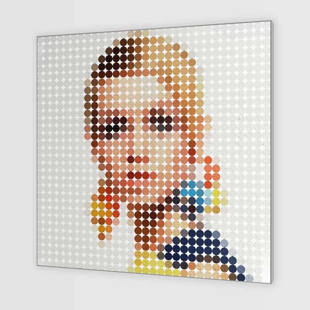 Twiggy dot portret