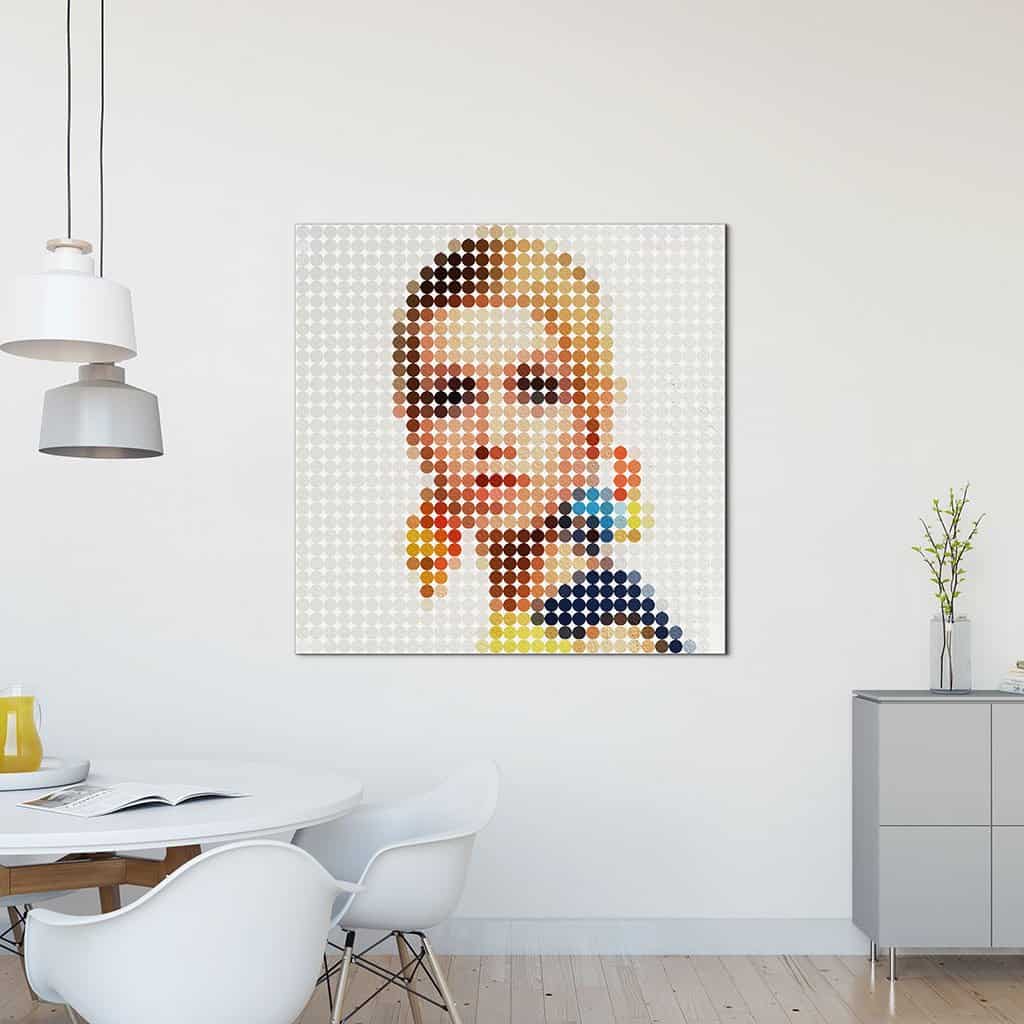 Twiggy dot portret