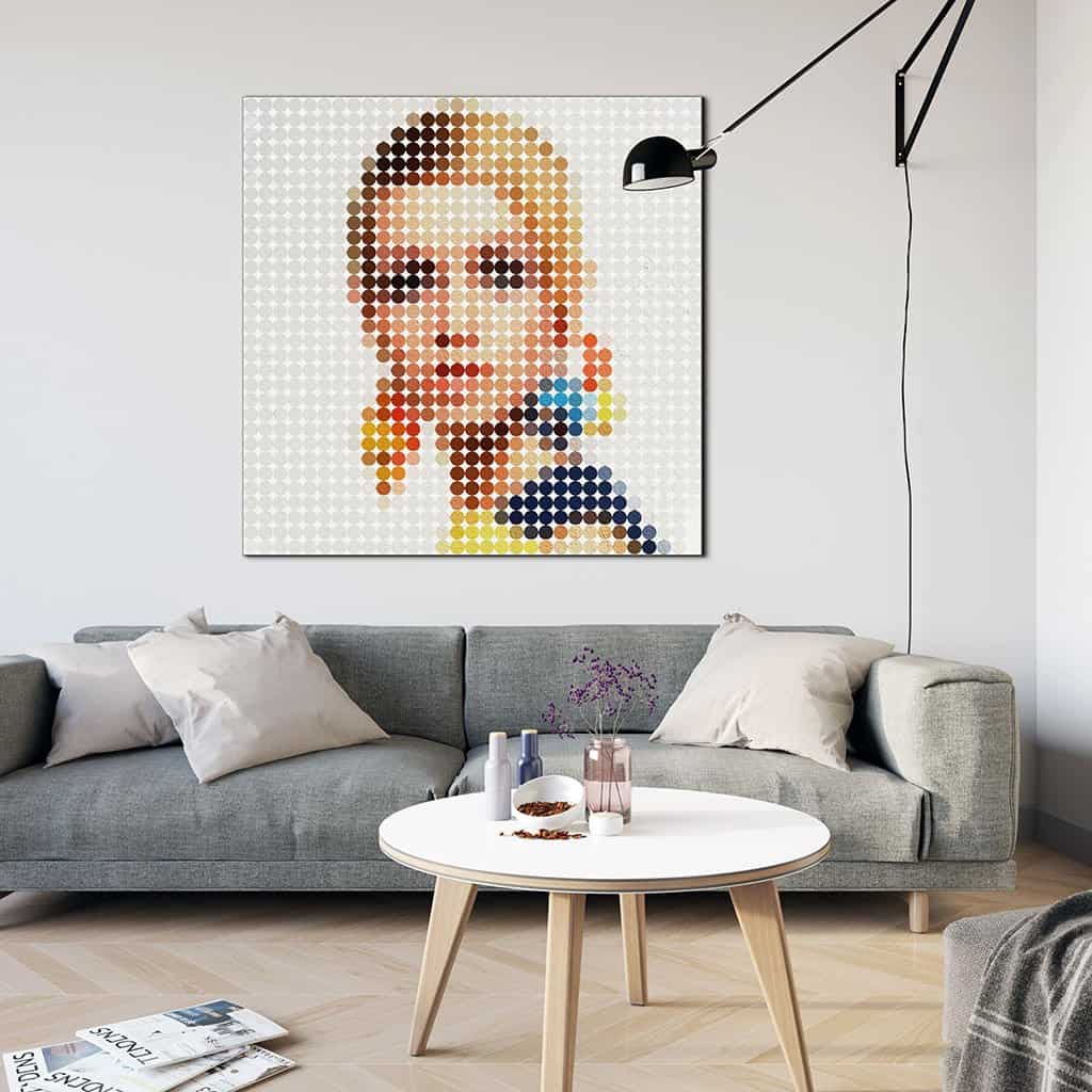 Twiggy dot portret