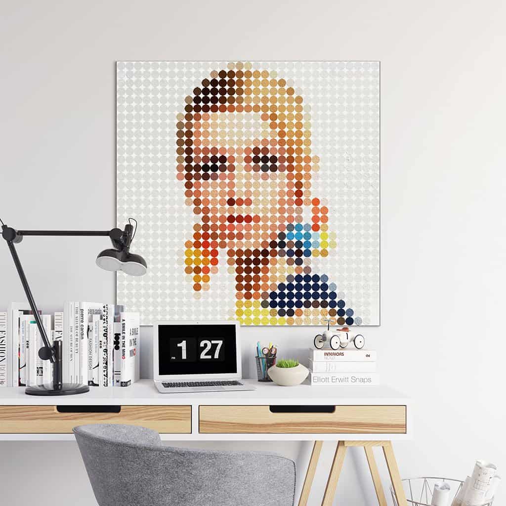 Twiggy dot portret