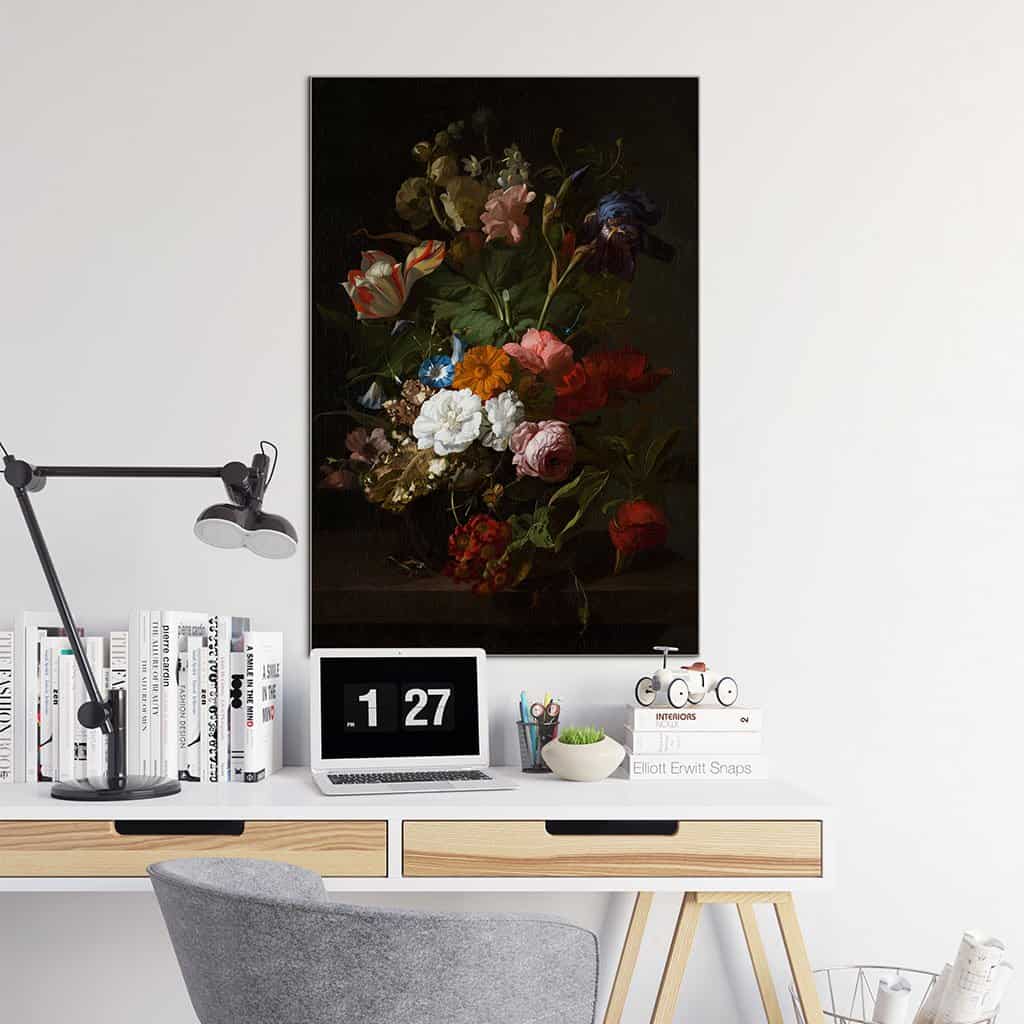 Vaas met bloemen (Rachel Ruysch)