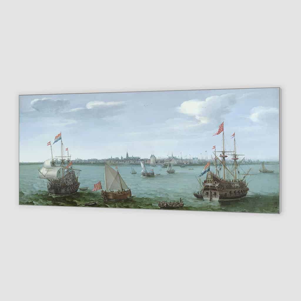 Gezicht op Hoorn (Hendrik Cornelisz. Vroom)