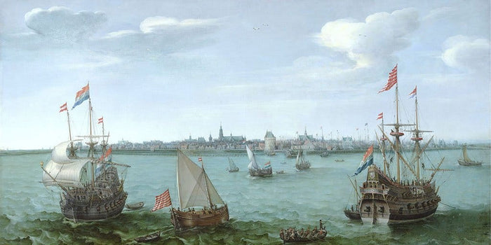 Gezicht op Hoorn (Hendrik Cornelisz. Vroom)