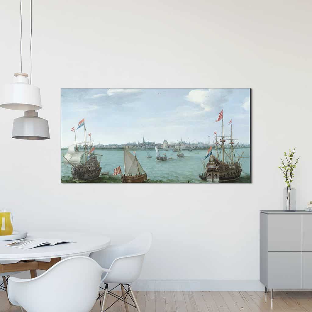 Gezicht op Hoorn (Hendrik Cornelisz. Vroom)