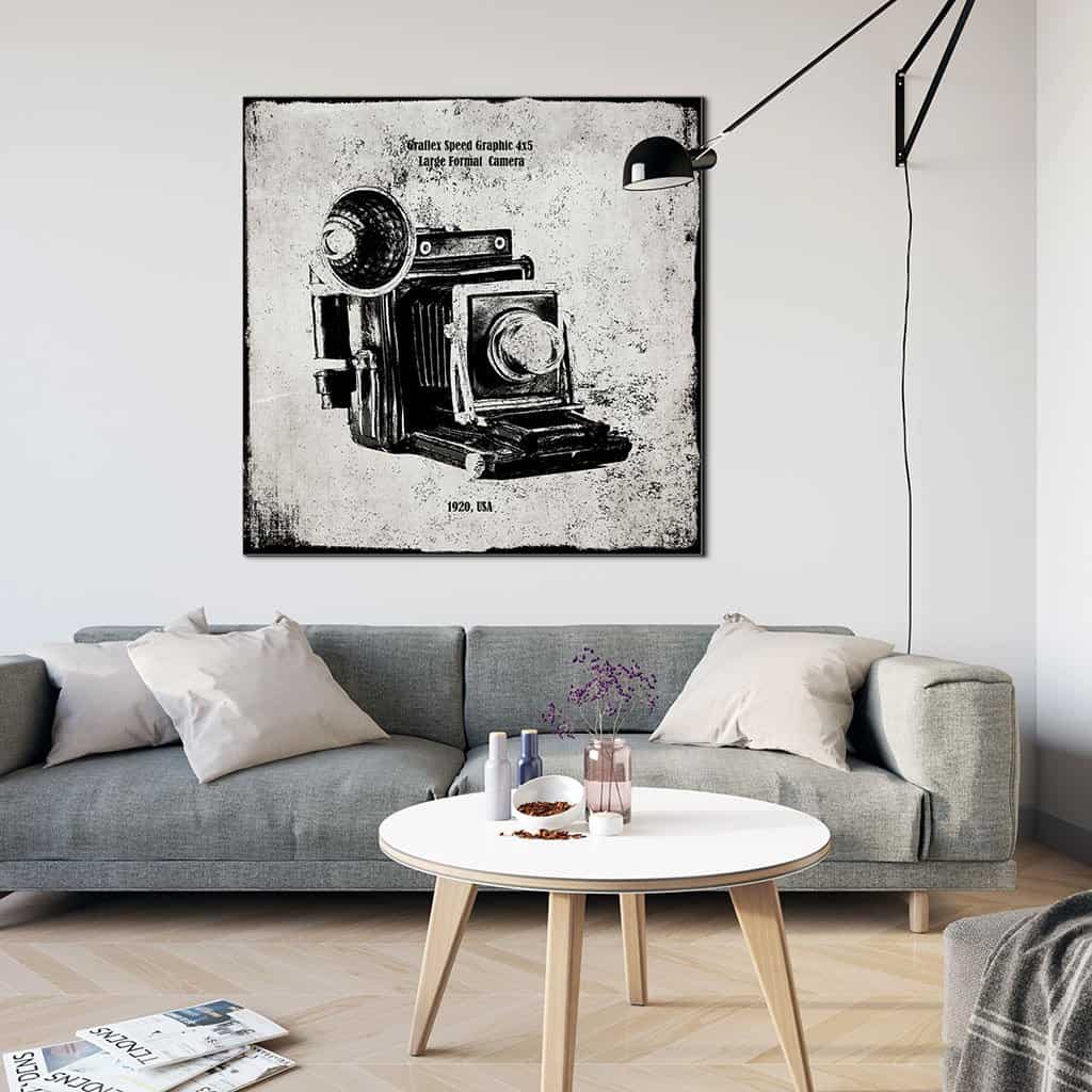Vintage Graflex Speed Graphic Camera