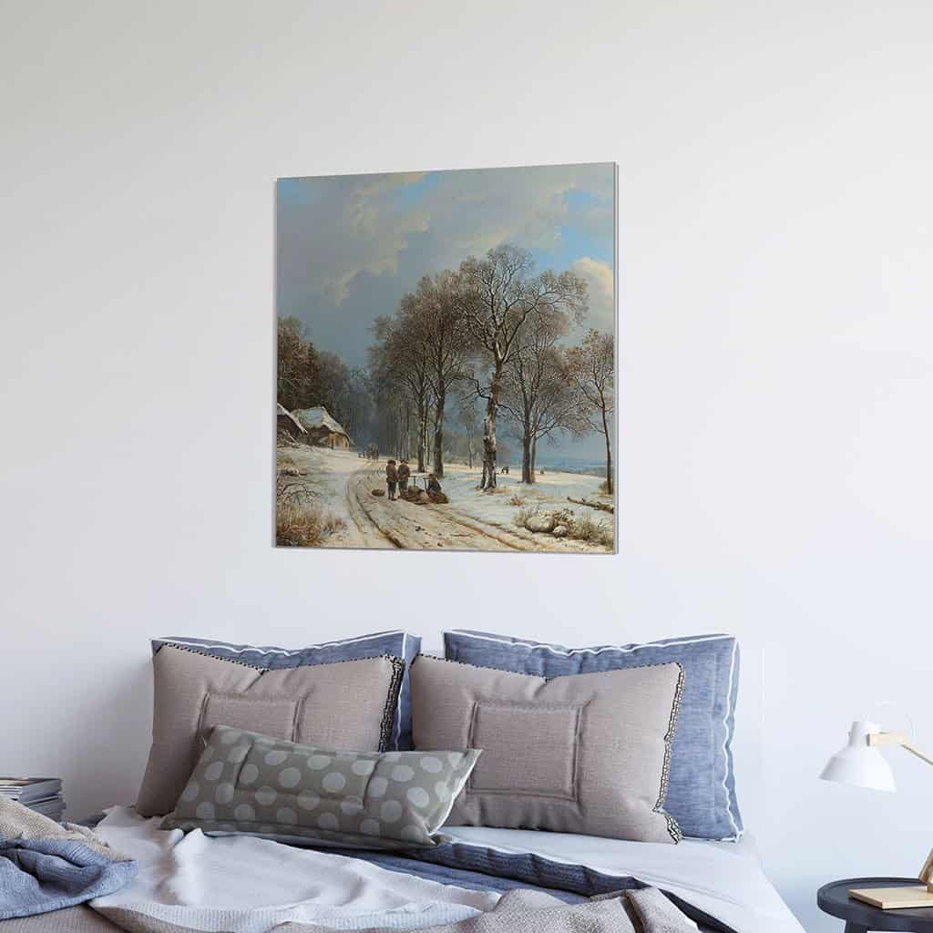 Winter landschap (Barend Cornelis Koekoek)