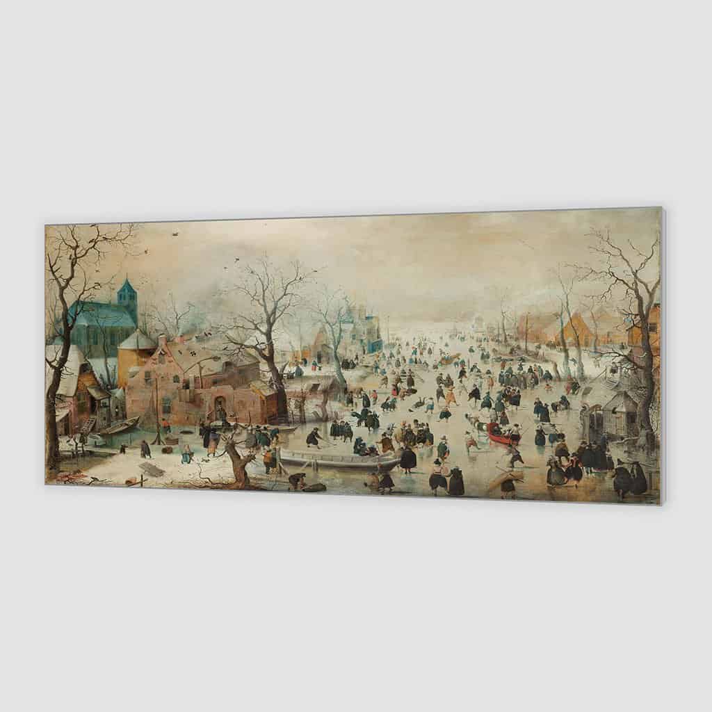 Winter landschap met schaatsers (Hendrik Avercamp)