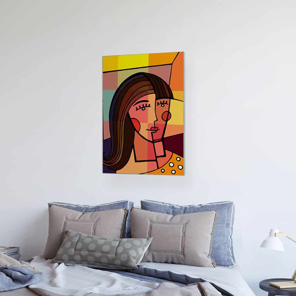 Kubisme Portret van de Vrouw van het Kubisme