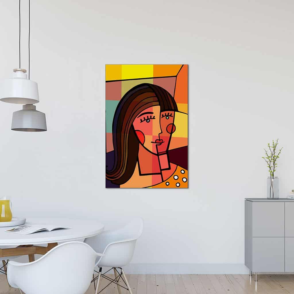 Kubisme Portret van de Vrouw van het Kubisme