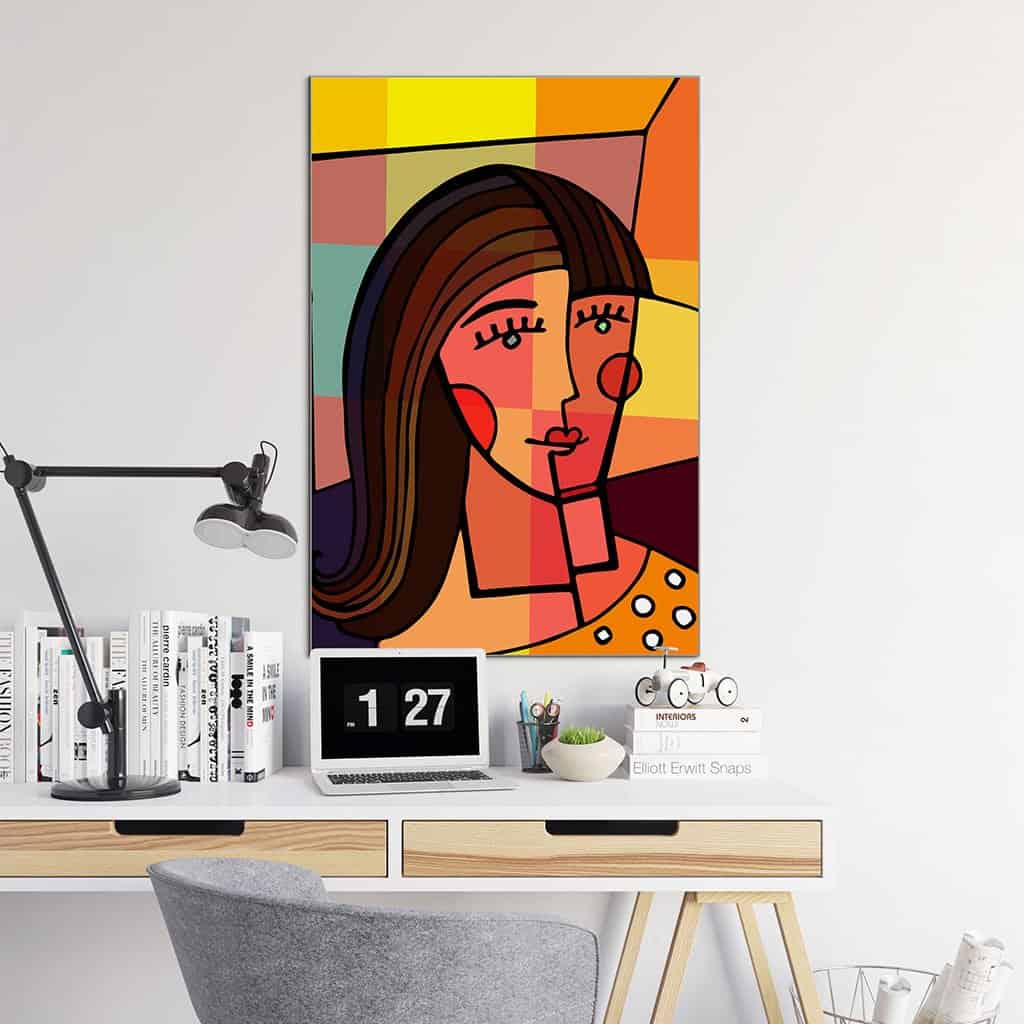 Kubisme Portret van de Vrouw van het Kubisme