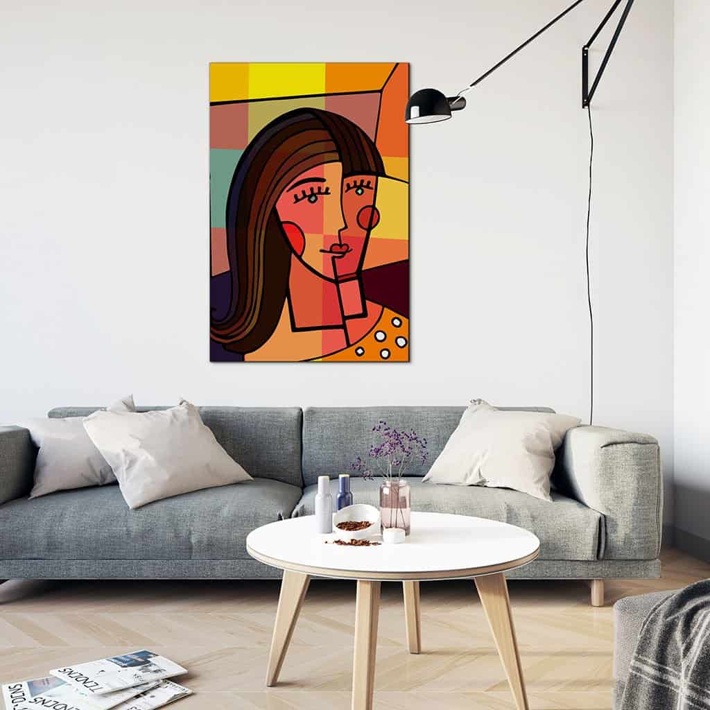 Kubisme Portret van de Vrouw van het Kubisme