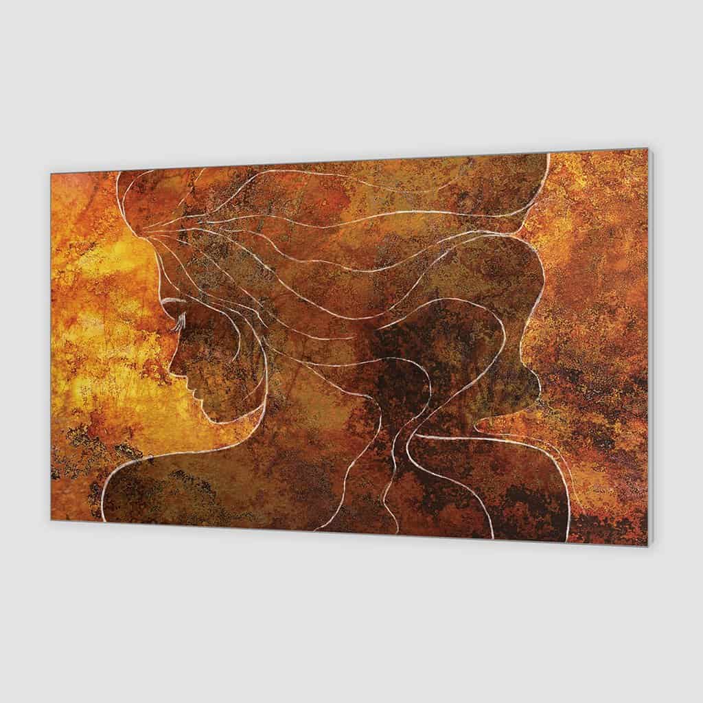 Contour van een vrouw
