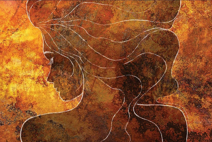 Contour van een vrouw
