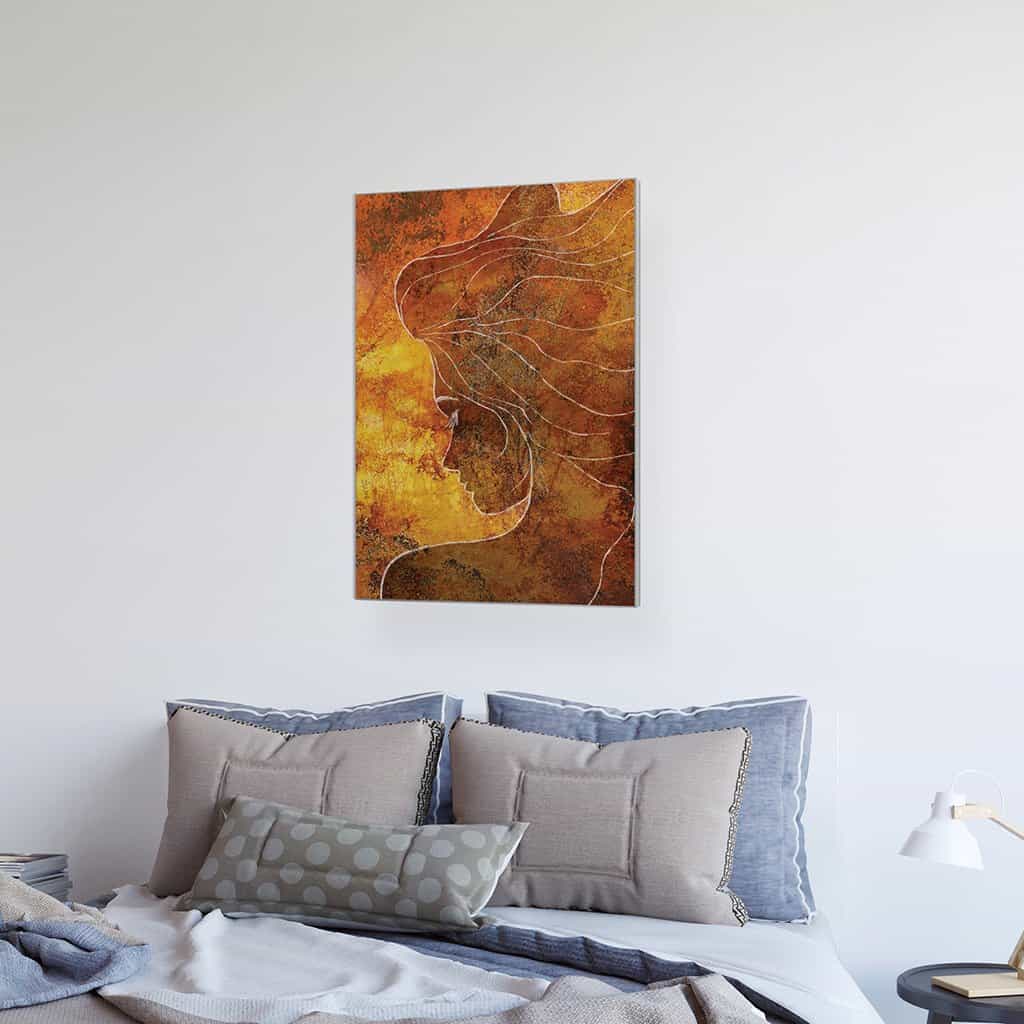 Contour van een vrouw