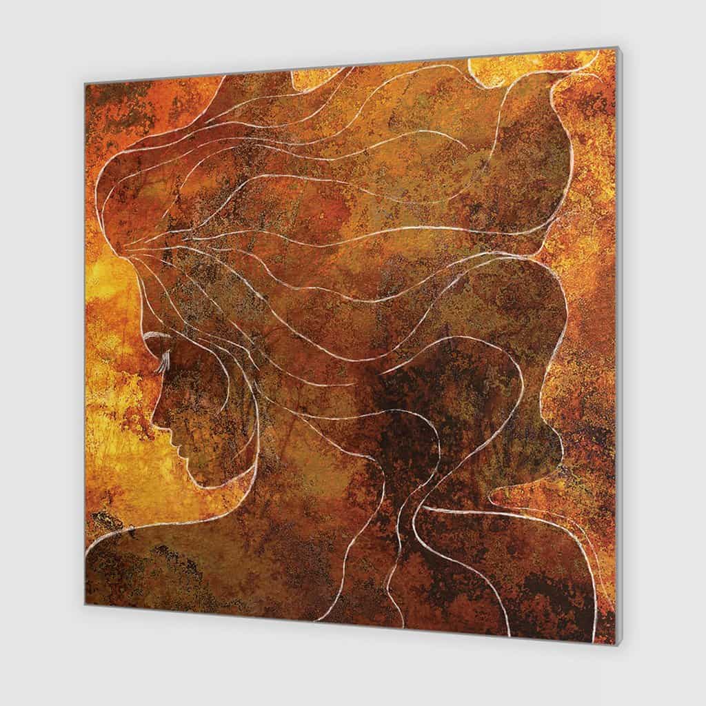 Contour van een vrouw