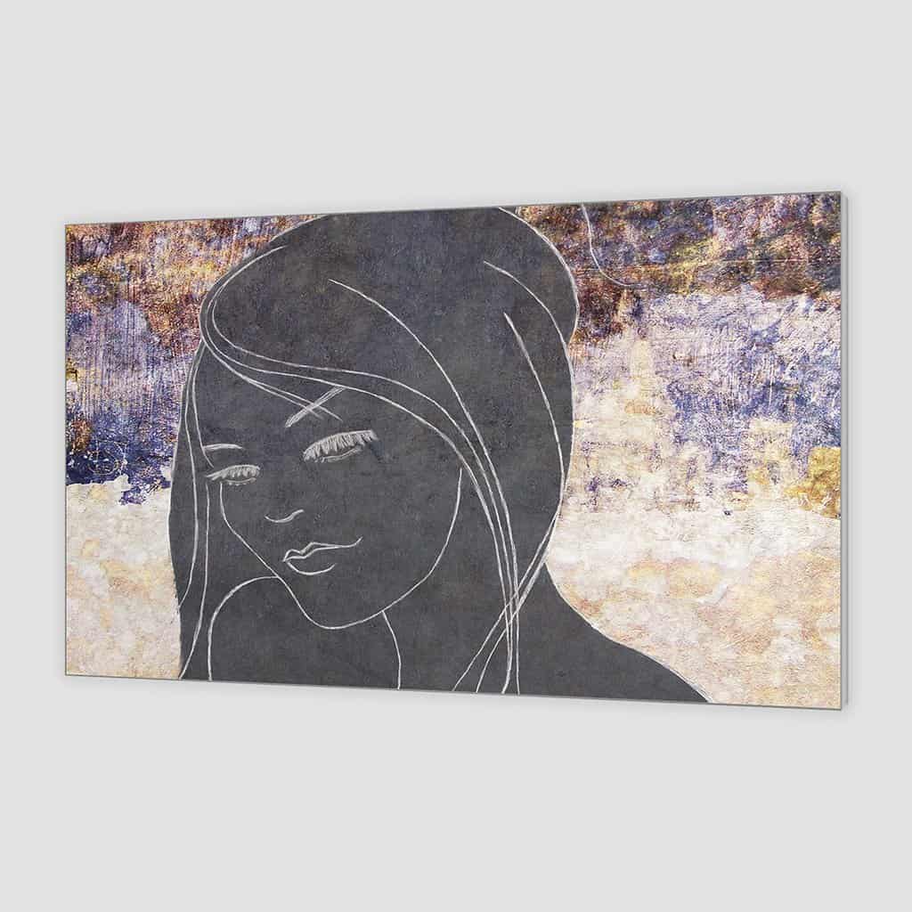 Contour van een vrouw