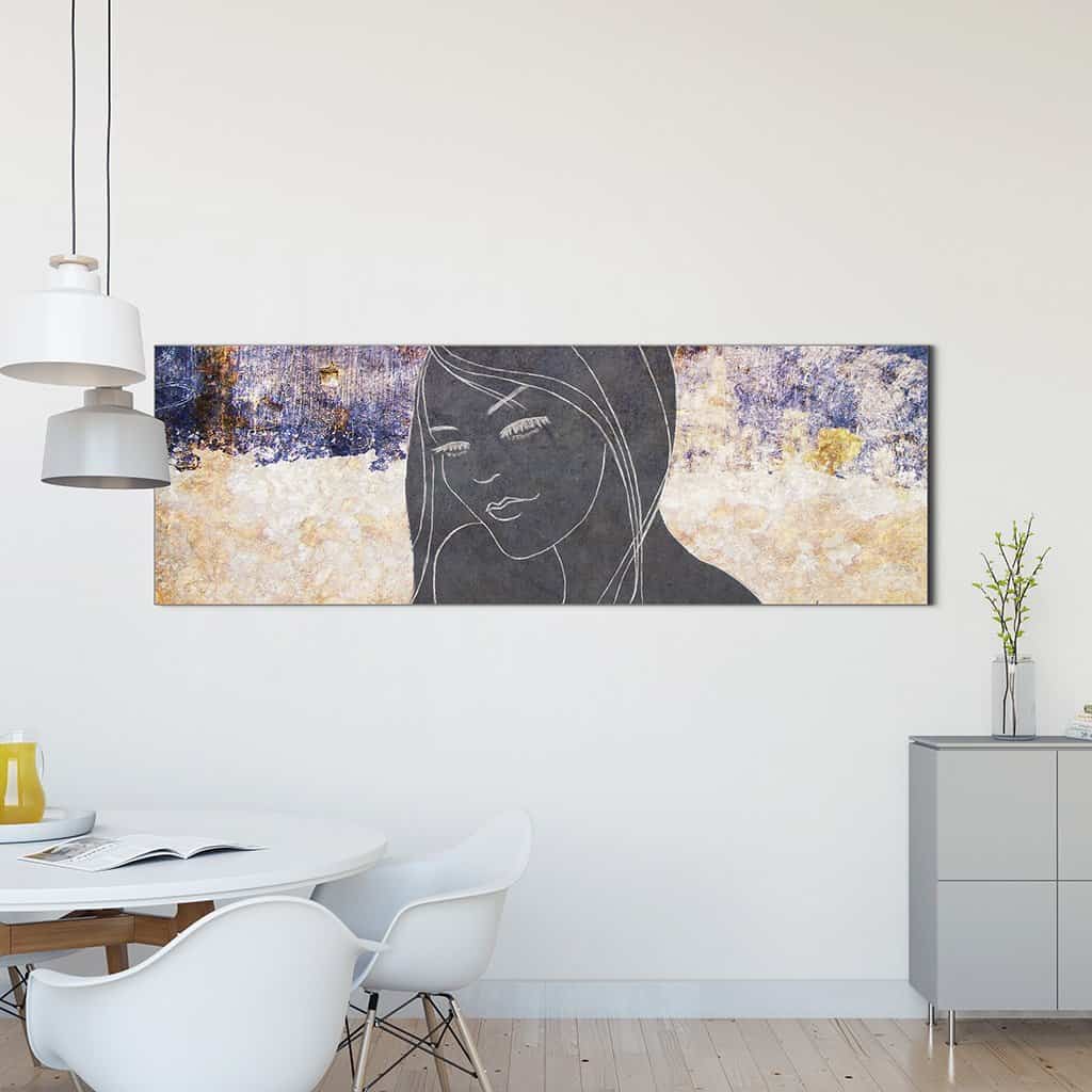 Contour van een vrouw