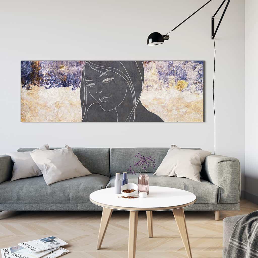 Contour van een vrouw