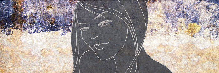 Contour van een vrouw