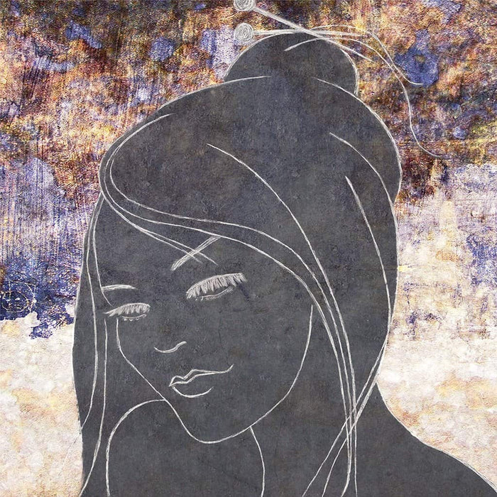 Contour van een vrouw