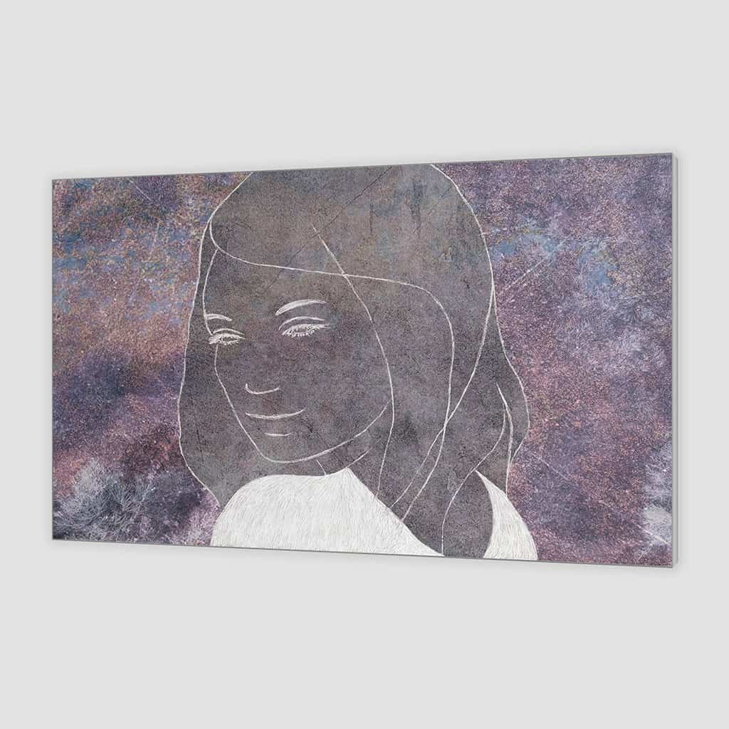 Contour van een vrouw