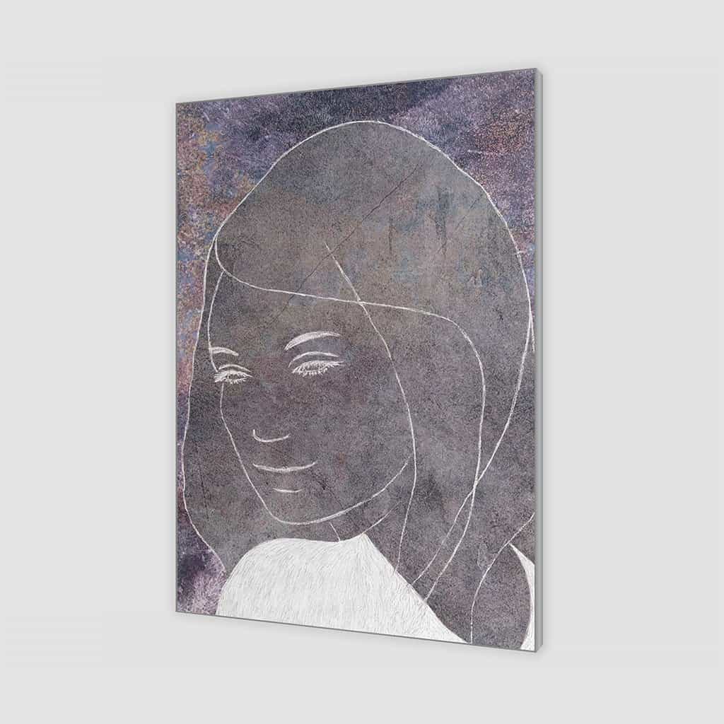 Contour van een vrouw