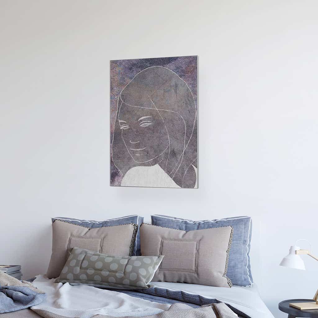 Contour van een vrouw