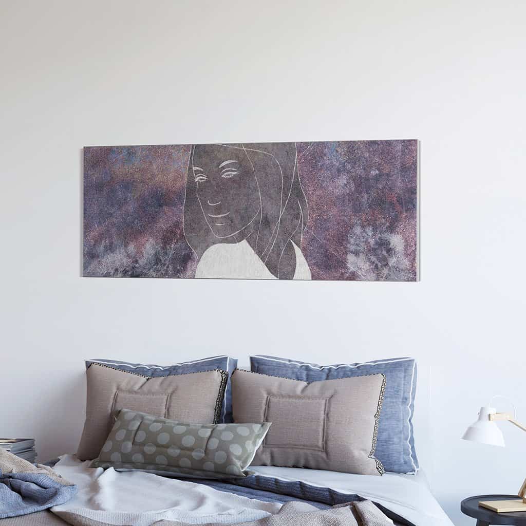 Contour van een vrouw