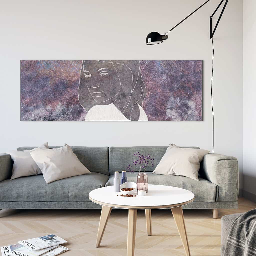 Contour van een vrouw