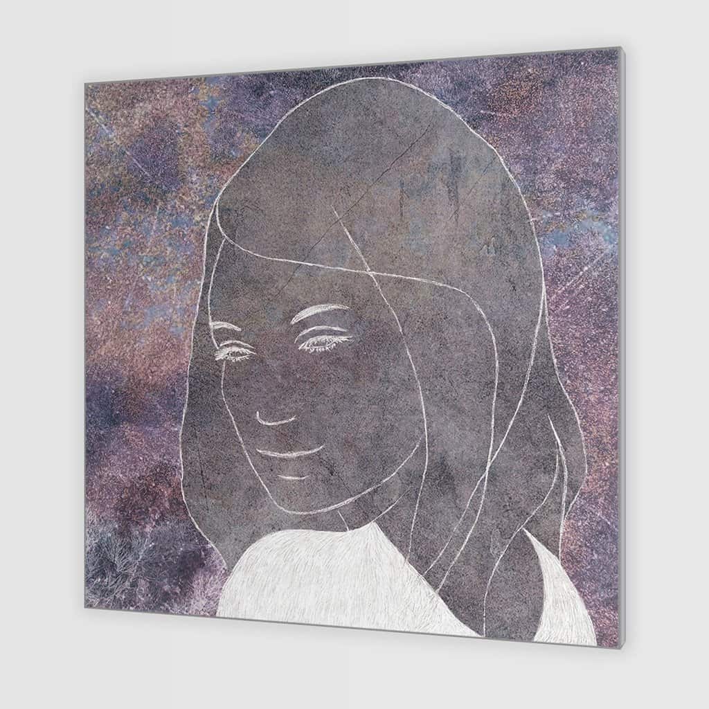Contour van een vrouw