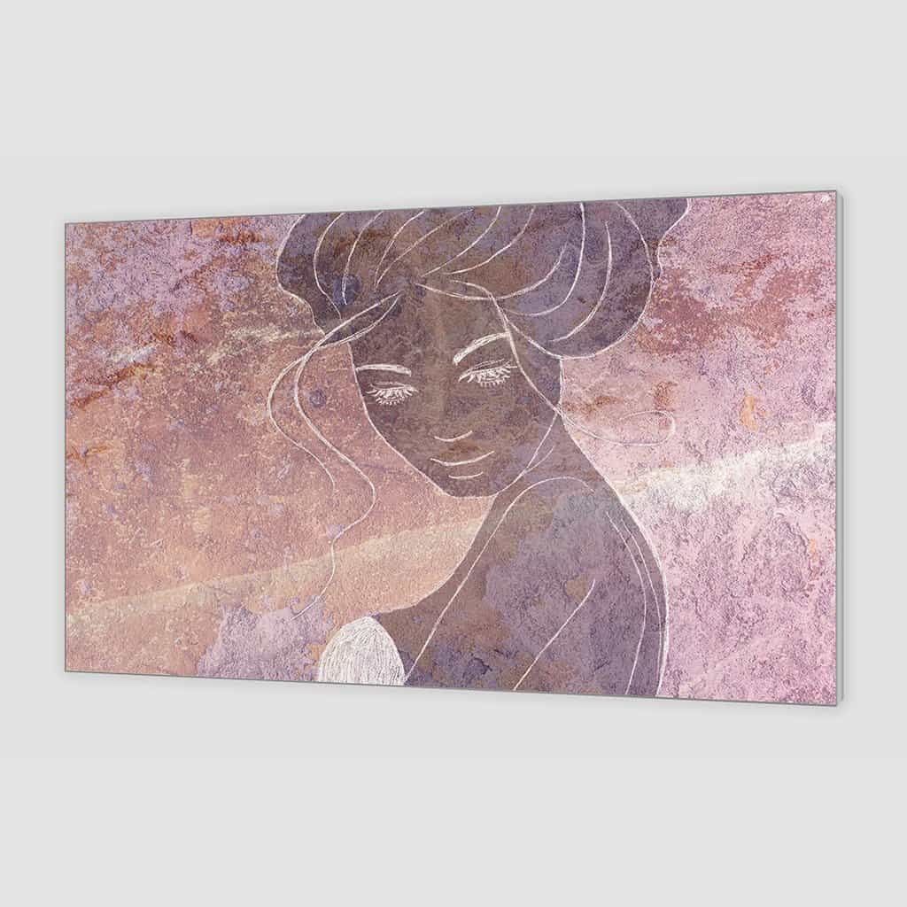 Contour van een vrouw